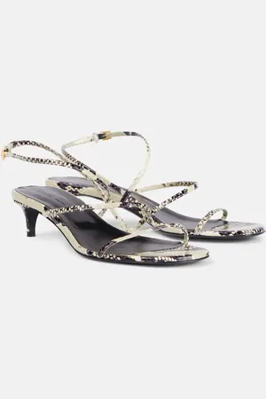 Khaite Sandali Loop 35 in pelle stampata