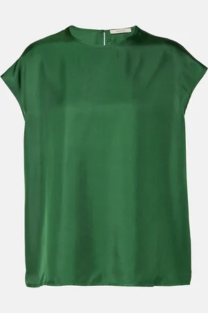 ASCENO Top Dasha in twill di seta