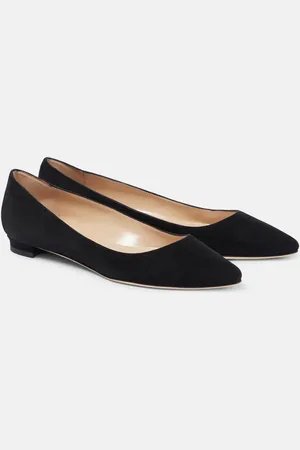 Manolo Blahnik Ballerine BB in suede