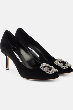 Manolo Blahnik Pumps Hangisi 70 in velluto