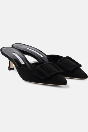 Manolo Blahnik Mules Maysale 50 in suede