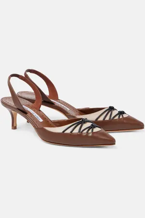 Manolo Blahnik Pumps slingback Maretsli 50 in pelle