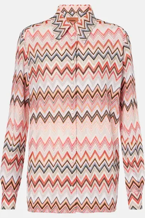 Missoni Camicia in misto cotone a zig-zag