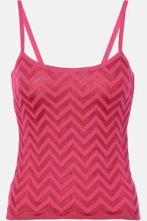 Missoni Top in misto cotone a zig-zag