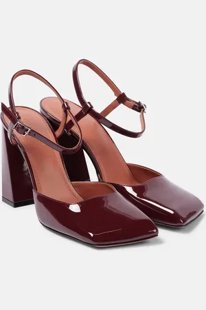 Amina Muaddi Pumps Charlotte 95 in vernice