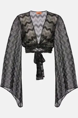Missoni Blusa cropped a zig-zag