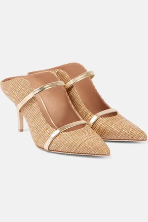 MALONE SOULIERS Mules Maureen 70 metallizzate