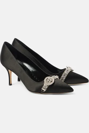 Manolo Blahnik Pumps Asa 70 in raso