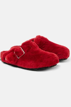 Birkenstock Mules Boston in shearling