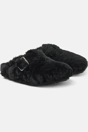 Birkenstock Mules Boston in shearling