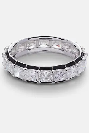 Kamyen Anello per mignolo Radiant Eternity in 18kt con diamanti