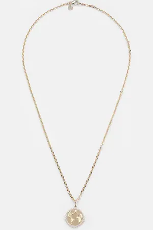 Sydney Evan Collana World Traveler in 14kt con diamanti