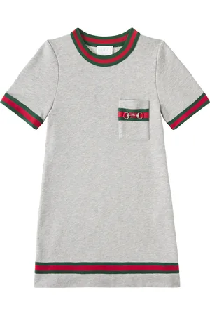 Gucci Abito Horsebit in jersey di cotone