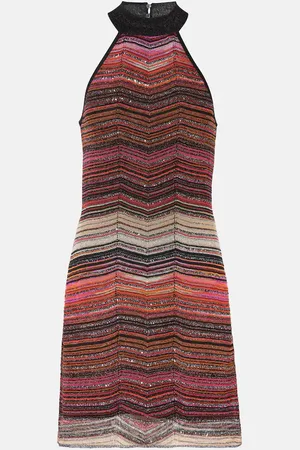 Missoni Abito corto con lamé a zig-zag