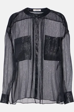 Dorothee Schumacher Camicia in lamé di misto seta