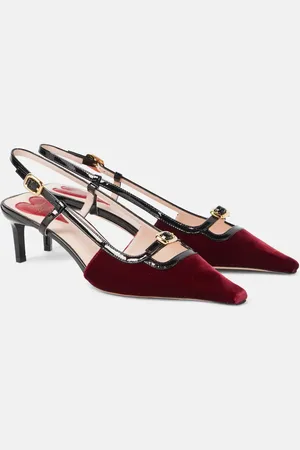 Roger Vivier Pumps slingback Viv’ Canard 55 in velluto