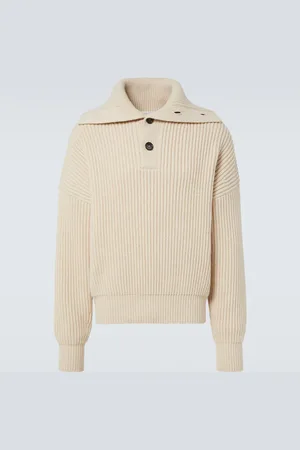 Alexander McQueen Pullover in lana e cashmere a coste