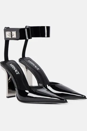 VERSACE Pumps slingback in vernice
