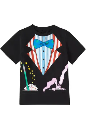 Stella McCartney T-shirt in jersey di cotone con stampa