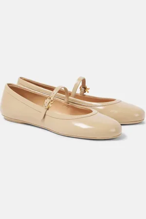 Gianvito Rossi Ballerine Mary Jane Carla in vernice