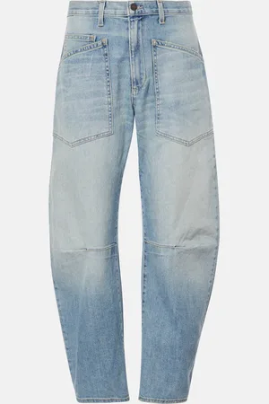 NILI LOTAN Jeans barrel Shon a vita alta