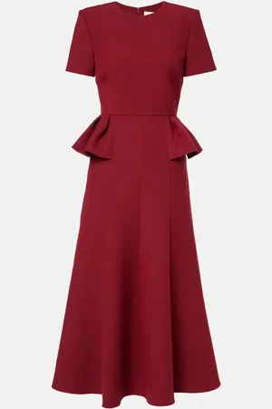 Roland Mouret Abito midi in crêpe