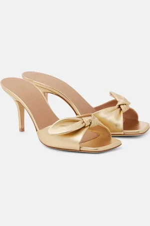 MALONE SOULIERS Mules Vargas 70 in pelle metallizzata