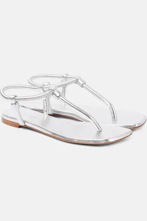Gianvito Rossi Sandali infradito Juno in pelle