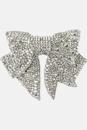 Jennifer Behr Fermacapelli Belle Bow con cristalli