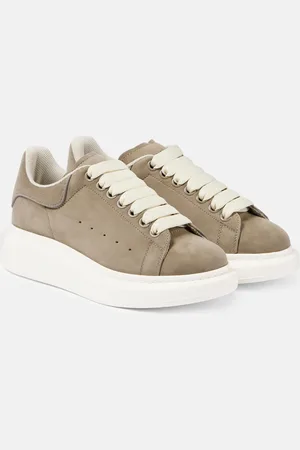 Alexander McQueen Sneakers oversize in suede con platform
