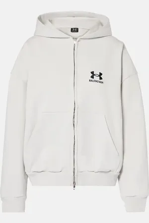 Balenciaga Felpa in cotone con cappuccio