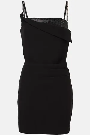 Roland Mouret Abito corto in crêpe con cristalli