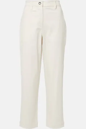 Proenza Schouler White Label - Pantaloni tapered Cait in misto cotone