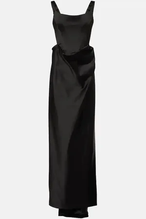 Vivienne Westwood Abito bustier Camille in crêpe di raso