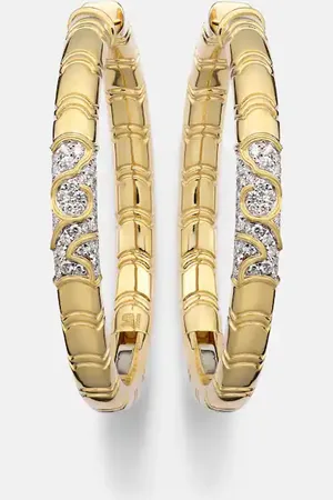 Marina B Orecchini Ondine in 18kt con diamanti
