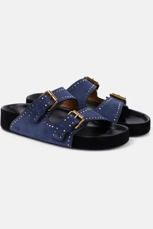Isabel Marant Sandali Lennyo in suede con borchie
