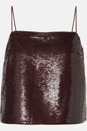 Roland Mouret Camisole con paillettes