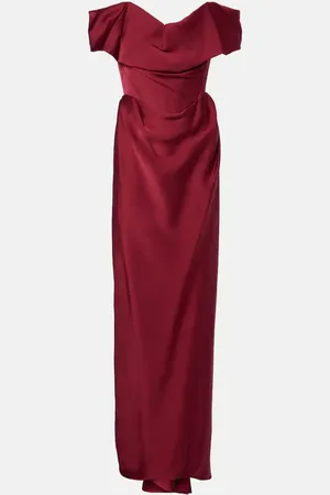 Vivienne Westwood Abito bustier Nova Cocotte in crêpe di raso