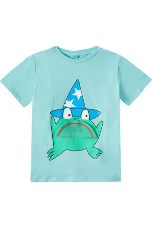 Stella McCartney T-shirt in jersey di cotone con stampa