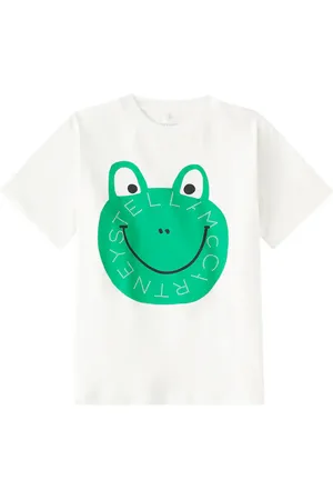 Stella McCartney T-shirt in jersey di cotone con stampa
