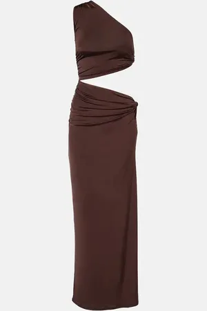 Jade Swim Abito lungo monospalla Yana con cut-out