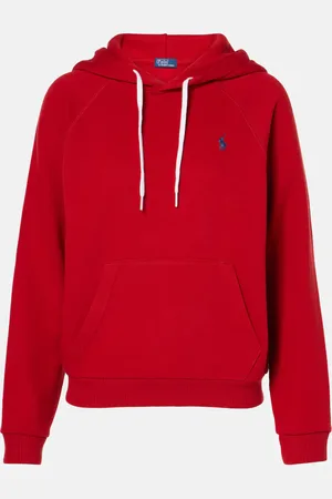 Ralph Lauren Felpa in pile di misto cotone con cappuccio