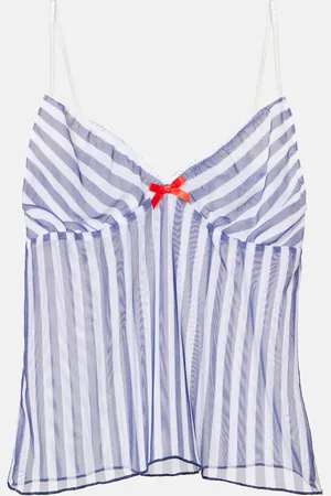 Bananhot Top cropped Solay a righe