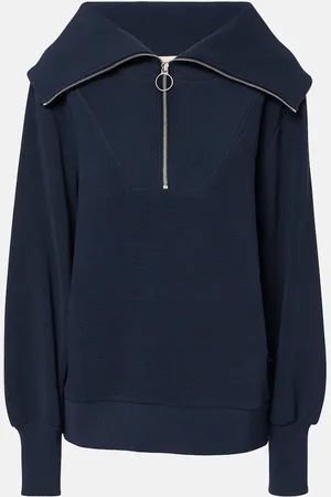 Varley Pullover Vine in misto cotone con zip