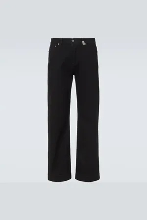 Alexander McQueen Jeans a gamba larga