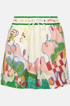 ALÉMAIS Alémais Shorts Nadia in lino a vita alta