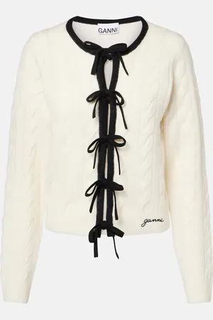 Ganni Cardigan in lana e cashmere
