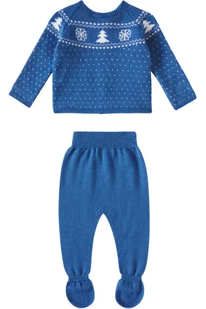 La Coqueta Baby - Pullover e pantaloni Vincente in lana