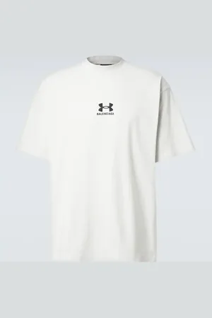 Balenciaga X Under Armour® - T-shirt in jersey di cotone