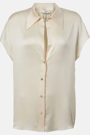 Vince Blusa in raso di seta